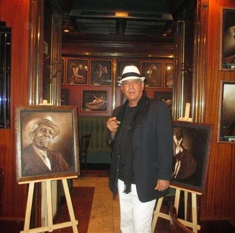 Milton Bernal: el pintor que convierte el tabaco en arte y vida.